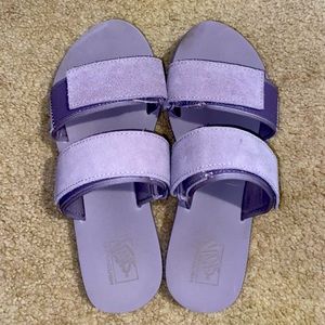 Vans Purple Slides